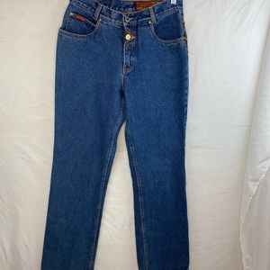 Women Vintage Lawman slim fit western denim jeans